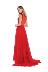 Vestido de madrina en rojo