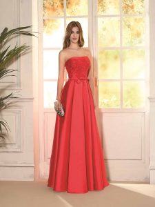 Vestidos de madrina rojo