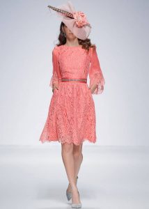 vestido de fiesta rosa