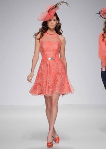 vestido de fiesta rosa