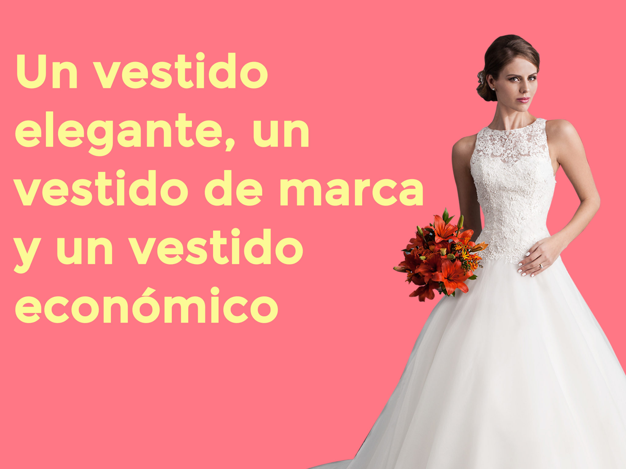 Un vestido elegante, un vestido de marca y un vestido económico