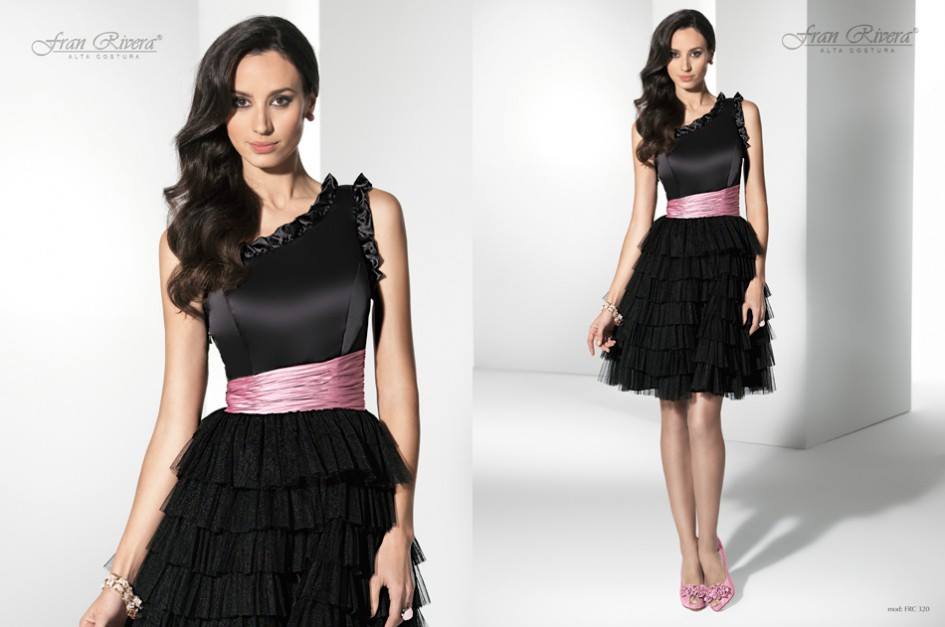 vestidos de fiesta negro corto